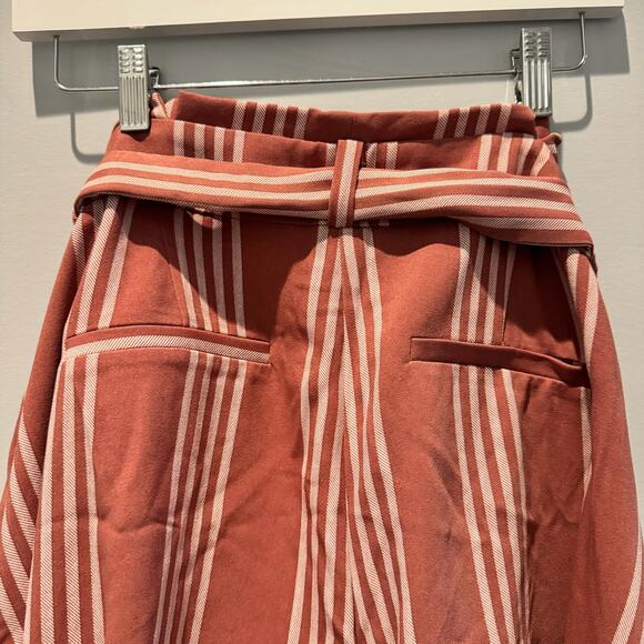 Torrid Womens Beachy Pink/Red Striped Shorts | Size 16 - Picture 3 of 9